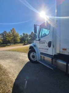 Titan Moving truck providing local Wichita moving services