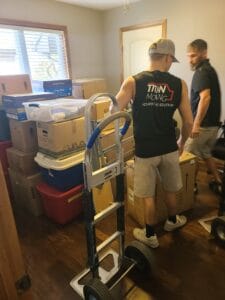 properly taped boxes to lower Wichita moving costs